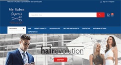 Desktop Screenshot of mysalonexpress.com