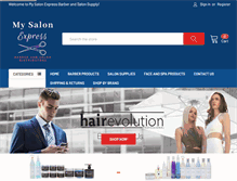 Tablet Screenshot of mysalonexpress.com